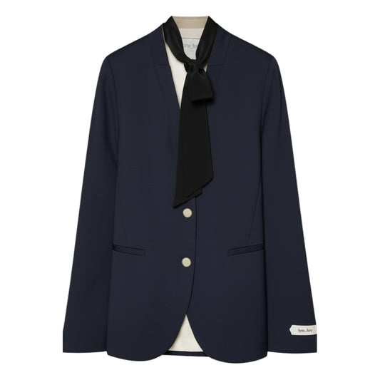 Timeless Echoes: The Grain de Poudre Jewel Blazer