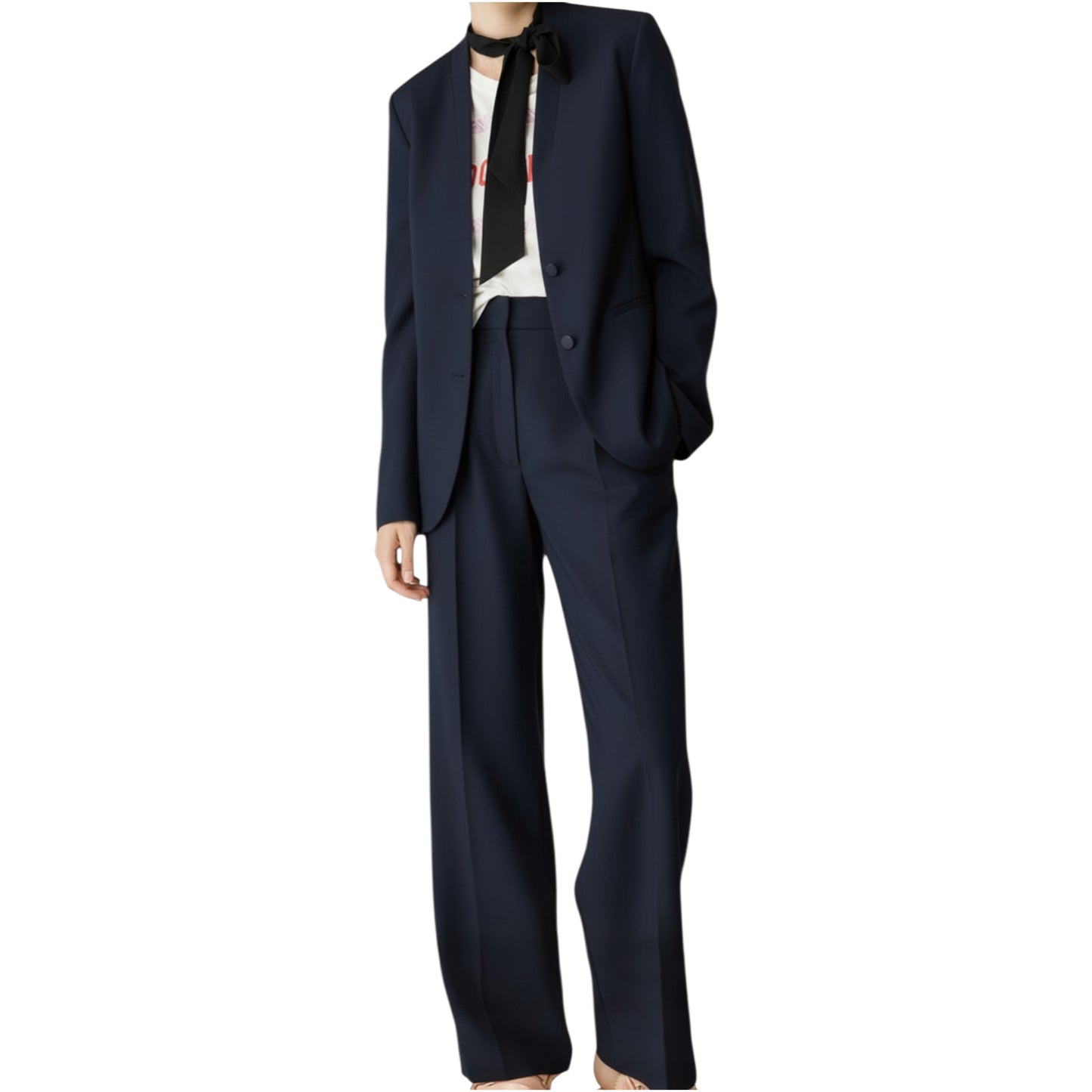 Timeless Echoes: The Grain de Poudre Jewel Blazer