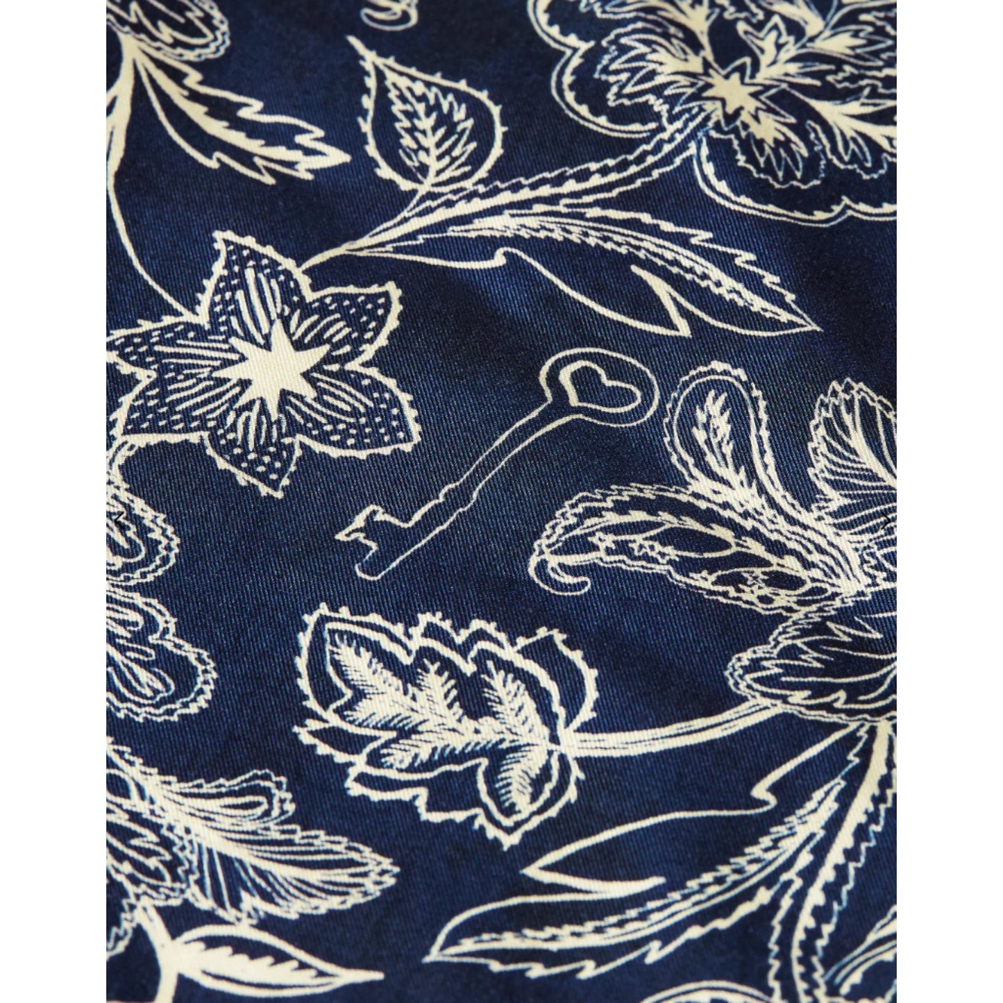 Fluid Serenity: The Printed Lyocell Wide-Leg