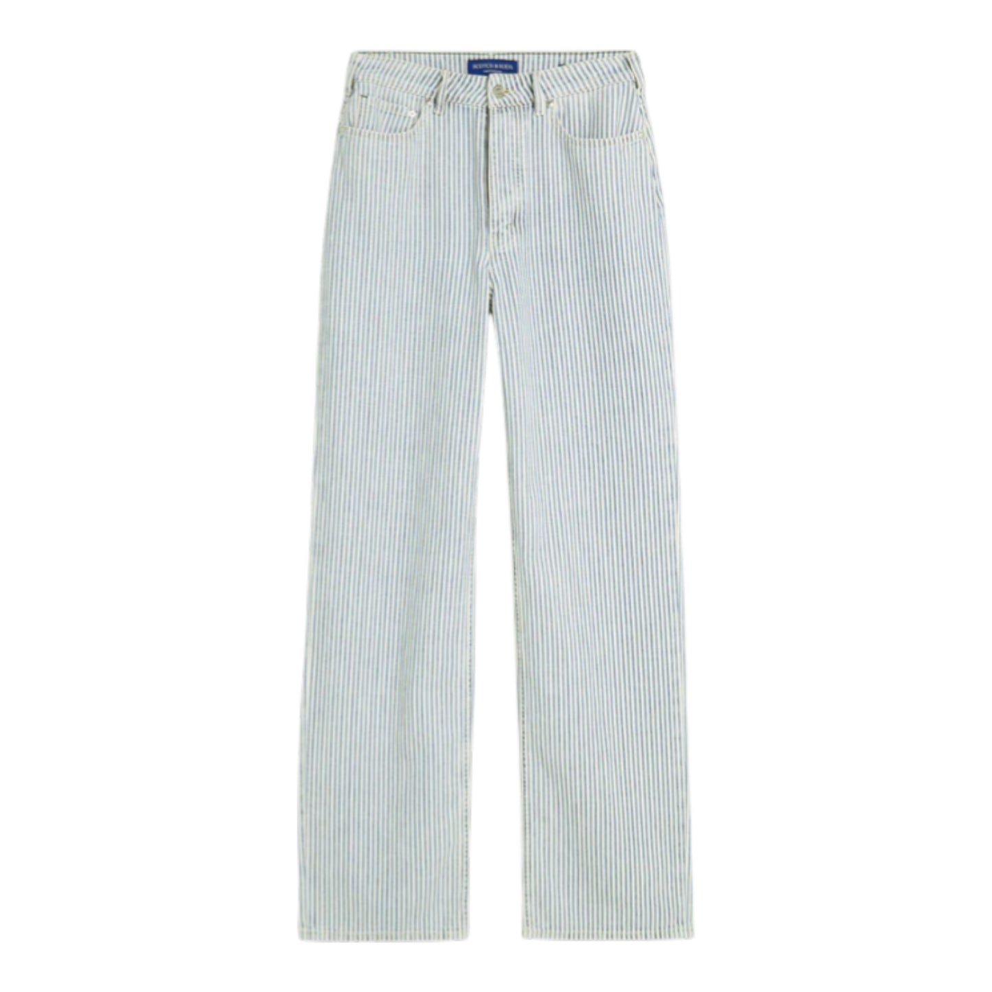 Linear Light: The Tonal Stripe Straight Denim