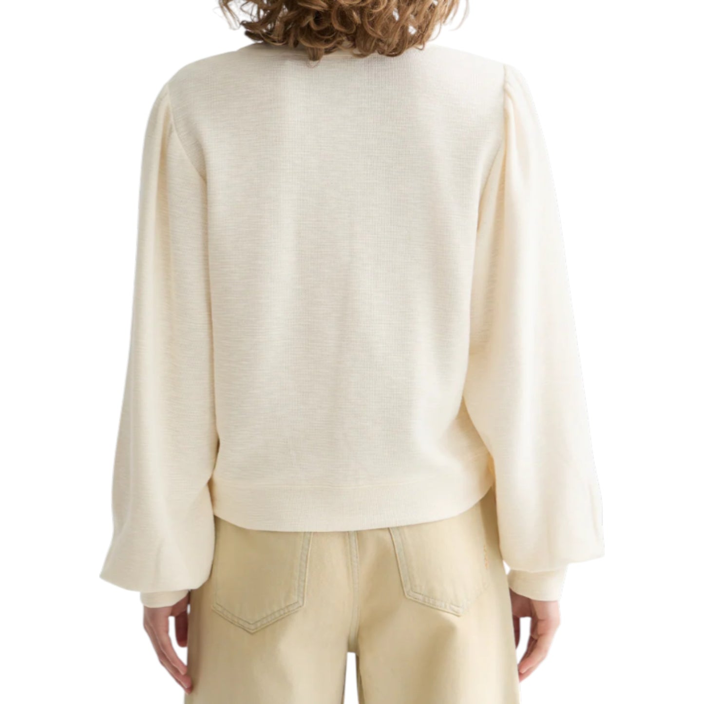 The Ribbon Serenade: Elevated Lounge Sweatshirt