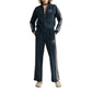 Midnight Velocity: The Embroidered Interlock Jacket