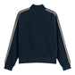 Midnight Velocity: The Embroidered Interlock Jacket