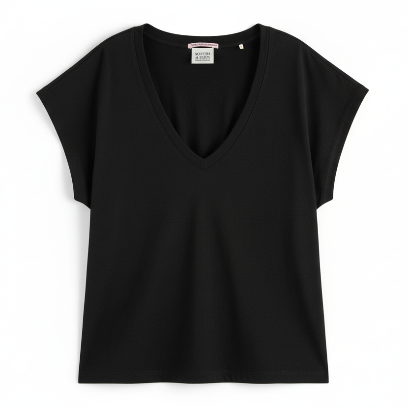 Essential Ease: The Slub V-Neck Muse