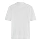 The Second Skin: Essentials Mock Neck Ribbed Tee