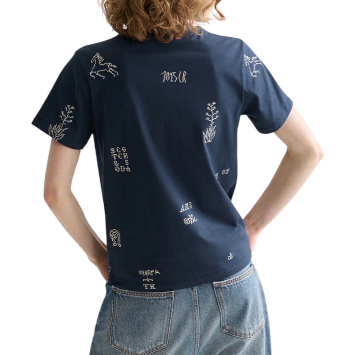 Graphic Illusion: The Embroidered-Look Statement Tee