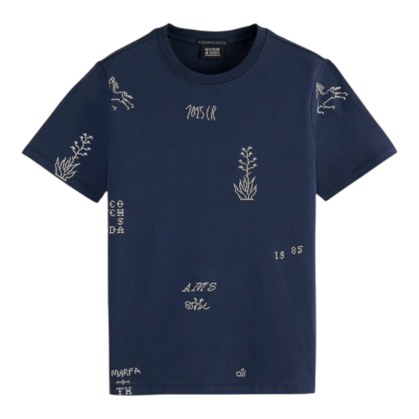 Graphic Illusion: The Embroidered-Look Statement Tee