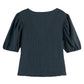 SCULPTED NAVY: THE RHYTHMIC STRIPE BLOUSE