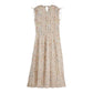 Celestial Flow: The Gathered Side-Tie Maxi