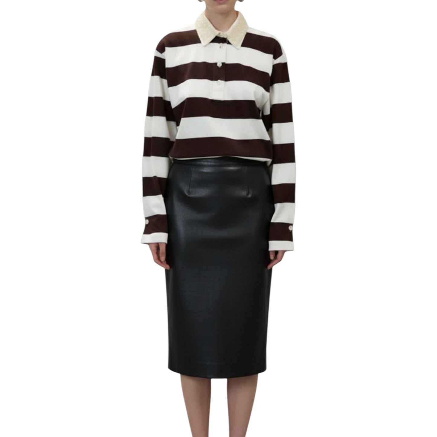 Artisanal Stripes: The Hand-Beaded Heritage Polo