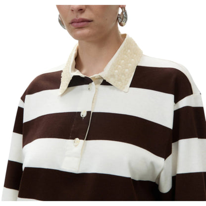 Artisanal Stripes: The Hand-Beaded Heritage Polo