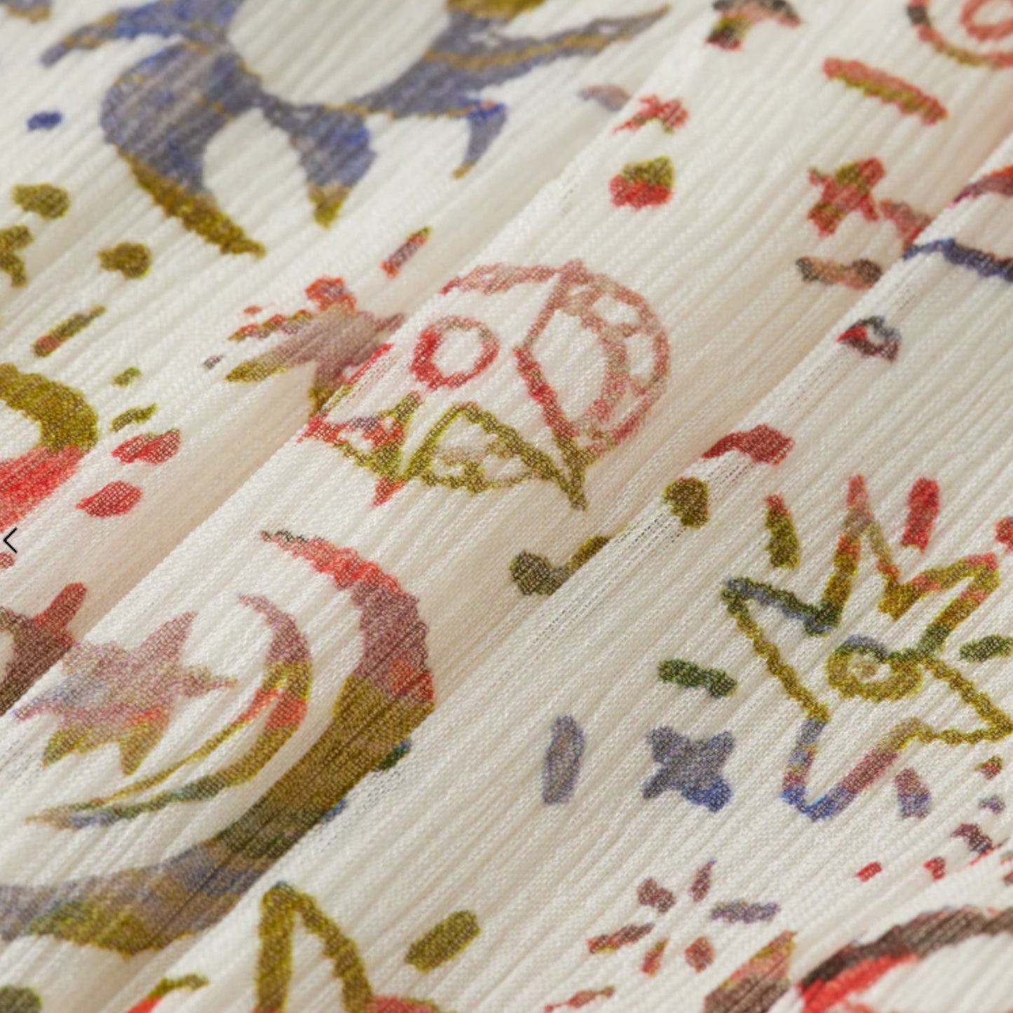 Celestial Canvas: The Hand-Painted Tied Blouse