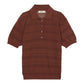 THE LUMINANCE OF TEXTURE: EYELET SHEER POLO KNIT