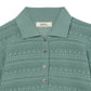 THE LUMINANCE OF TEXTURE: EYELET SHEER POLO KNIT