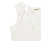 The Art of Ties: Slit Ribbon Tank Top