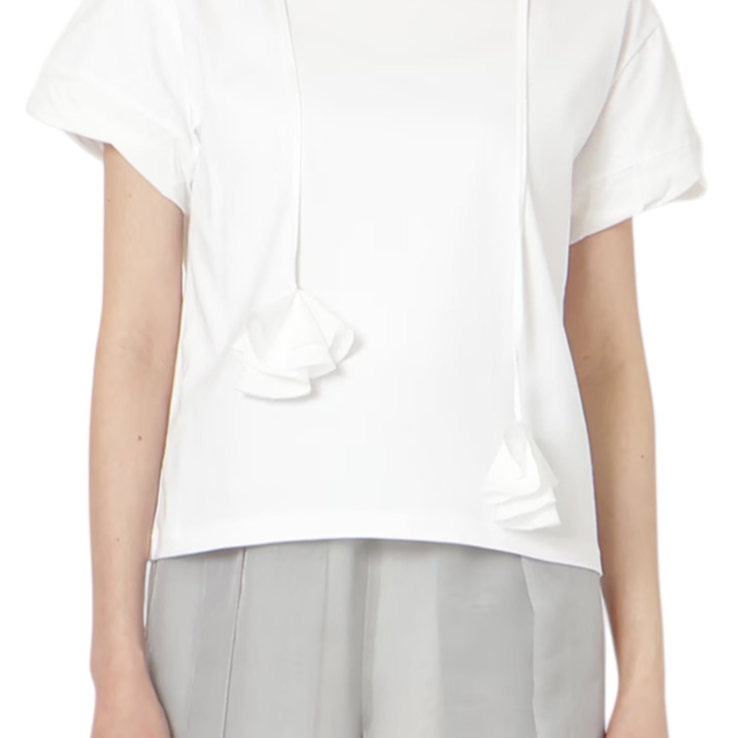 Petal Dance: The Twisted Ribbon Couture Tee