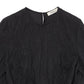 Sculptural Shadow: The Silk Crinkle Cross Blouse