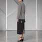 Ethereal Plaid: The Sheer Back-Lace Symphony