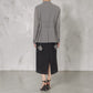 Ethereal Plaid: The Sheer Back-Lace Symphony