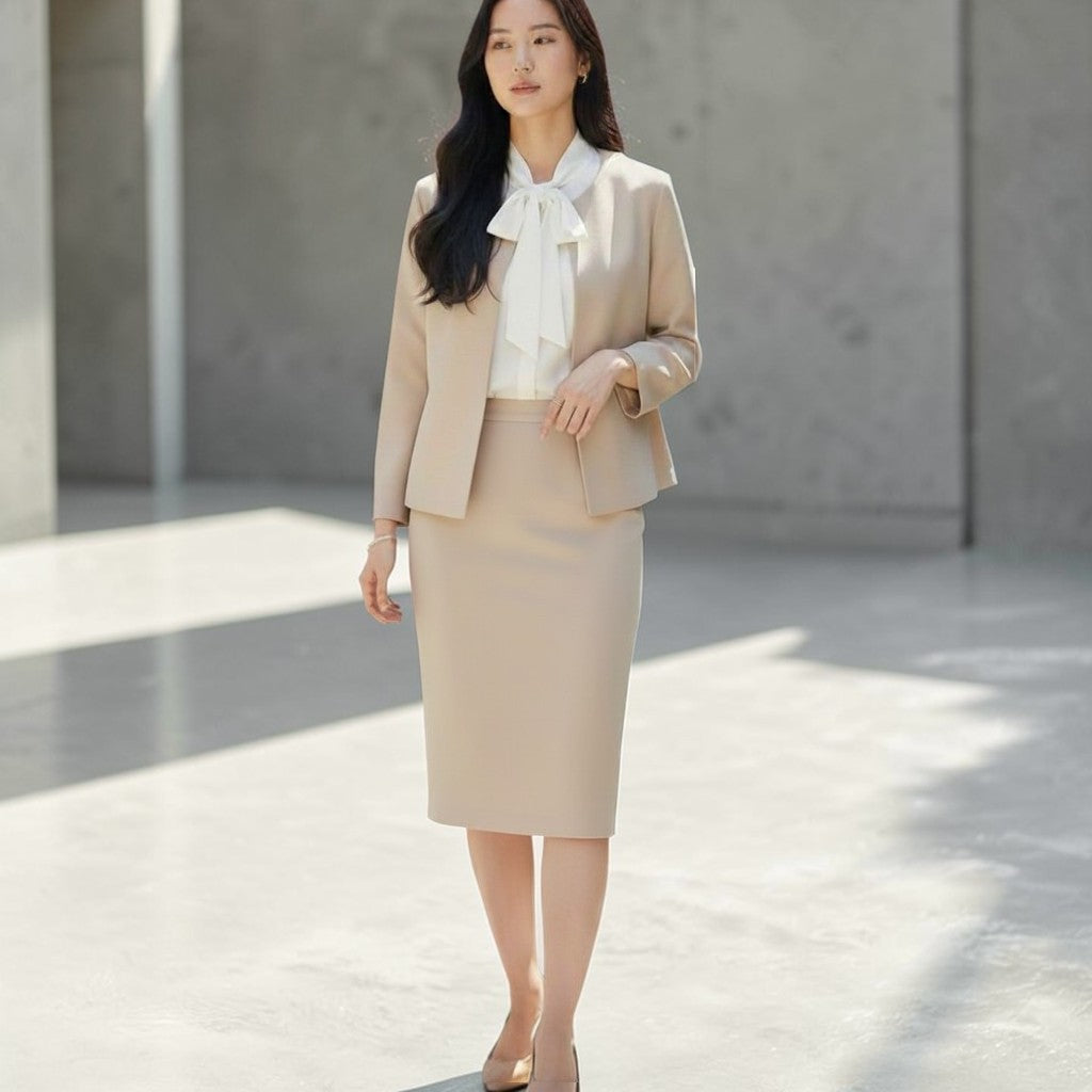 THE TIMELESS ARCHIVE: TRIACETATE DOUBLE CLOTH SEMI-PENCIL