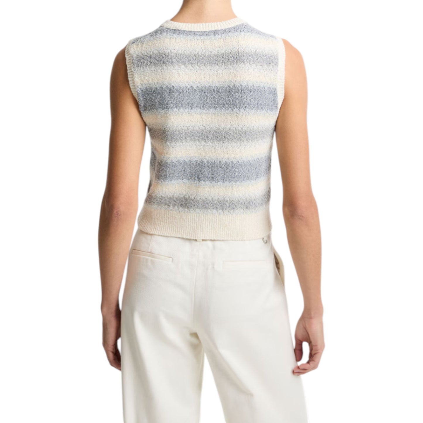 THE ETHEREAL HERITAGE: SILK LINEN FAIR ISLE VEST