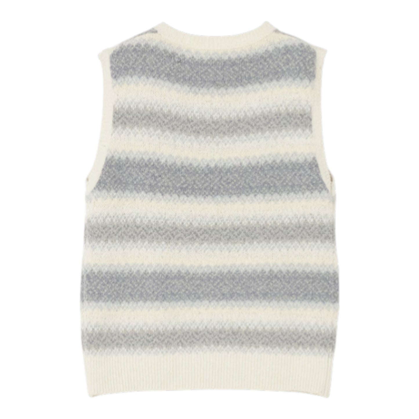 THE ETHEREAL HERITAGE: SILK LINEN FAIR ISLE VEST
