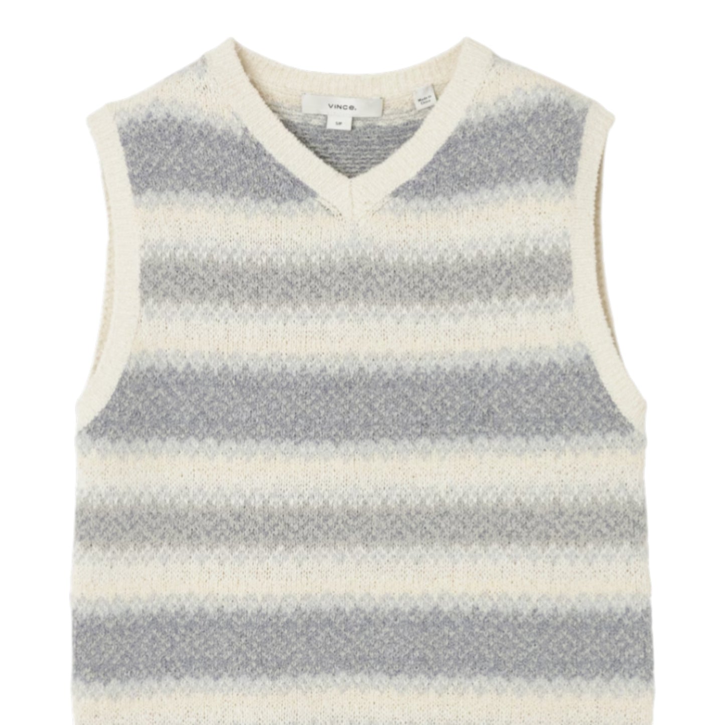 THE ETHEREAL HERITAGE: SILK LINEN FAIR ISLE VEST
