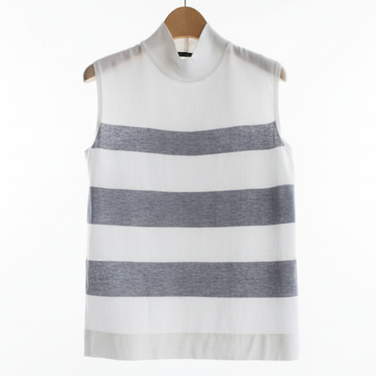 THE SUPREME TOUCH: ITALIAN COTTON TURTLE-VEST