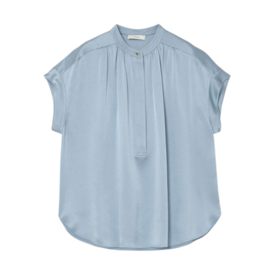 LUMINOUS FLUIDITY: THE SILK GATHERED BLOUSE