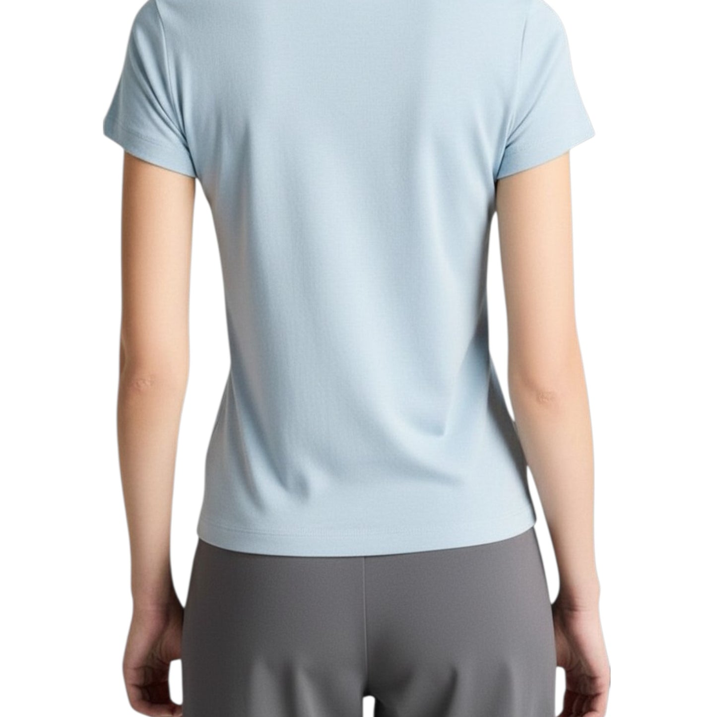 COMPACT BASIC: PIMA COTTON &amp; MODAL CREWNECK TEE