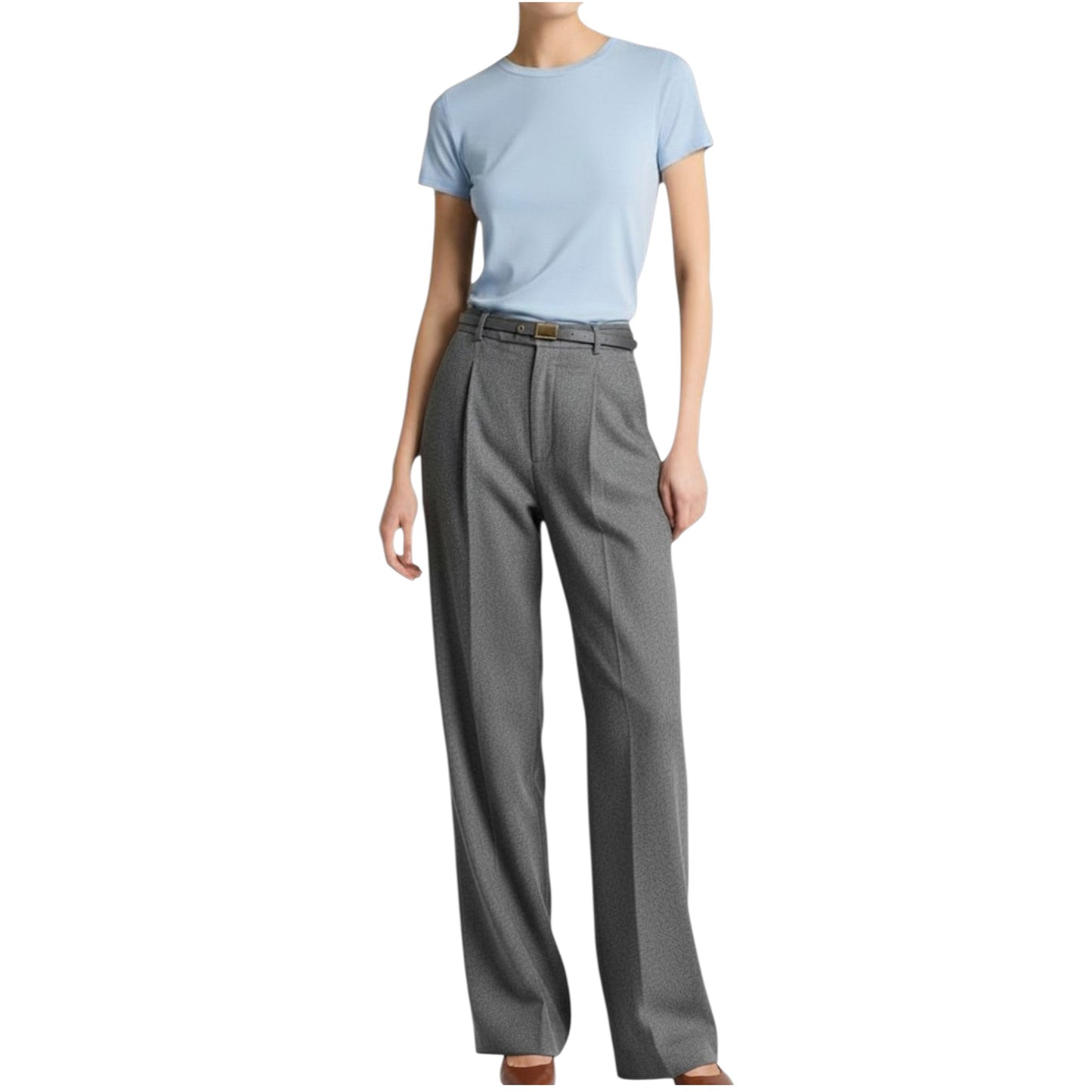 COMPACT BASIC: PIMA COTTON &amp; MODAL CREWNECK TEE