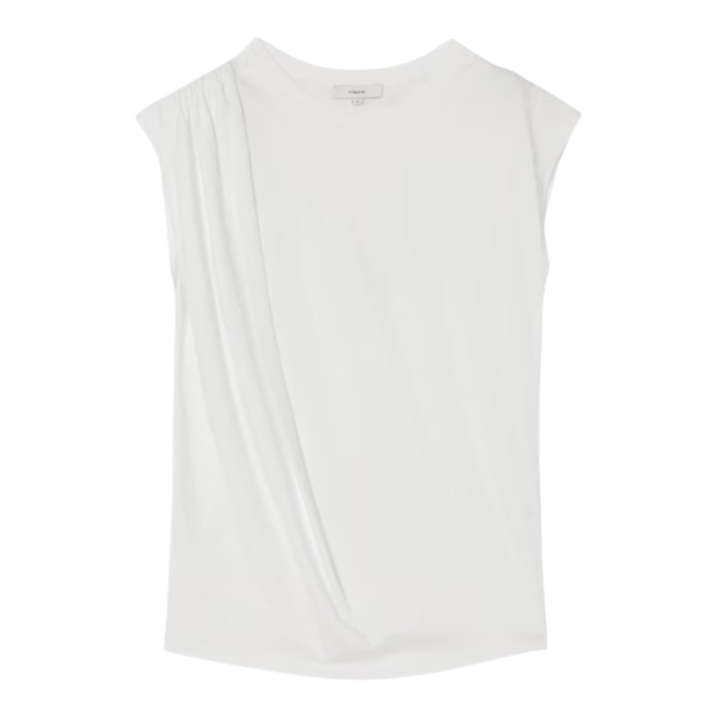 SCULPTURAL FLUIDITY: ASYMMETRIC DRAPED TOP