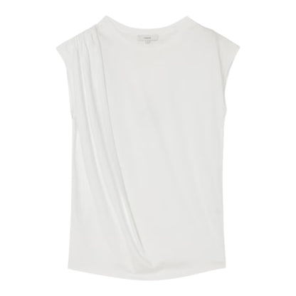 SCULPTURAL FLUIDITY: ASYMMETRIC DRAPED TOP