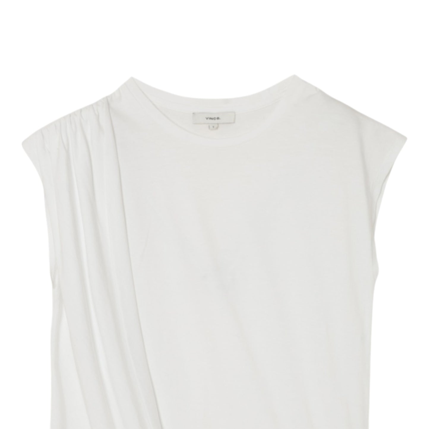 SCULPTURAL FLUIDITY: ASYMMETRIC DRAPED TOP