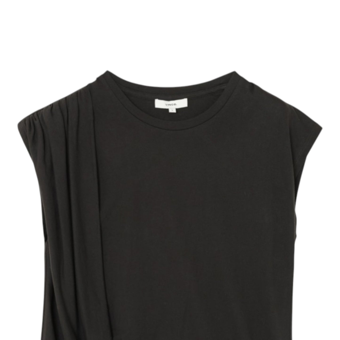 SCULPTURAL FLUIDITY: ASYMMETRIC DRAPED TOP