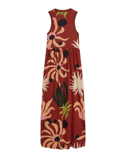DESERT HAWAIIAN REVERIE: THE BURNT HENNA MAXI