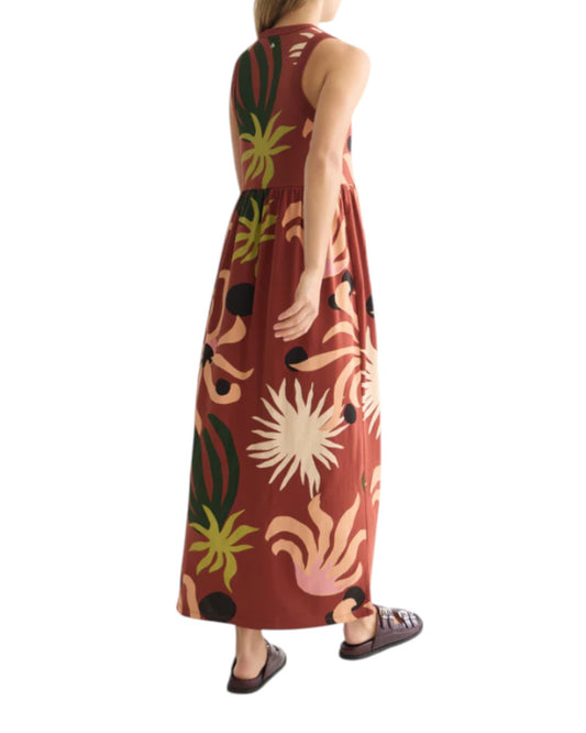 DESERT HAWAIIAN REVERIE: THE BURNT HENNA MAXI