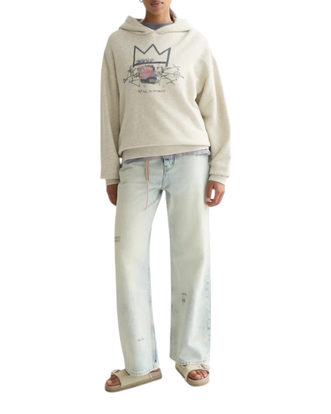 ARTISTIC ECHO: THE BASQUIAT CROWN HOODIE