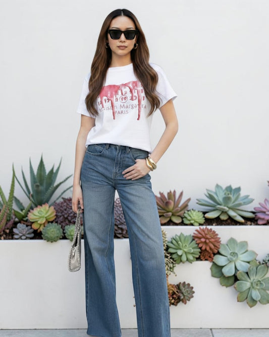 ARCHITECTURAL ART ON COTTON: THE MARGARET DRAW T-SHIRT