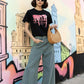 ARCHITECTURAL ART ON COTTON: THE MARGARET DRAW T-SHIRT