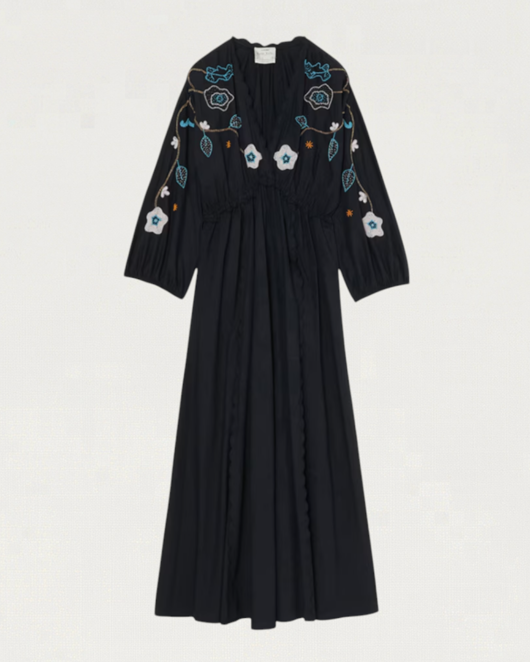 MIDNIGHT GARDEN EMBROIDERY: THE ROMANTIC MAXI