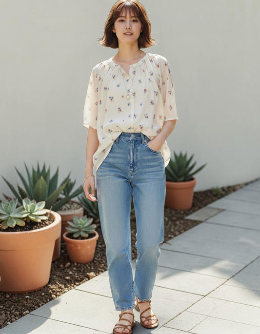 WHISPERS OF PETITE FLOWERS: THE COTTON-SILK ROMANCE