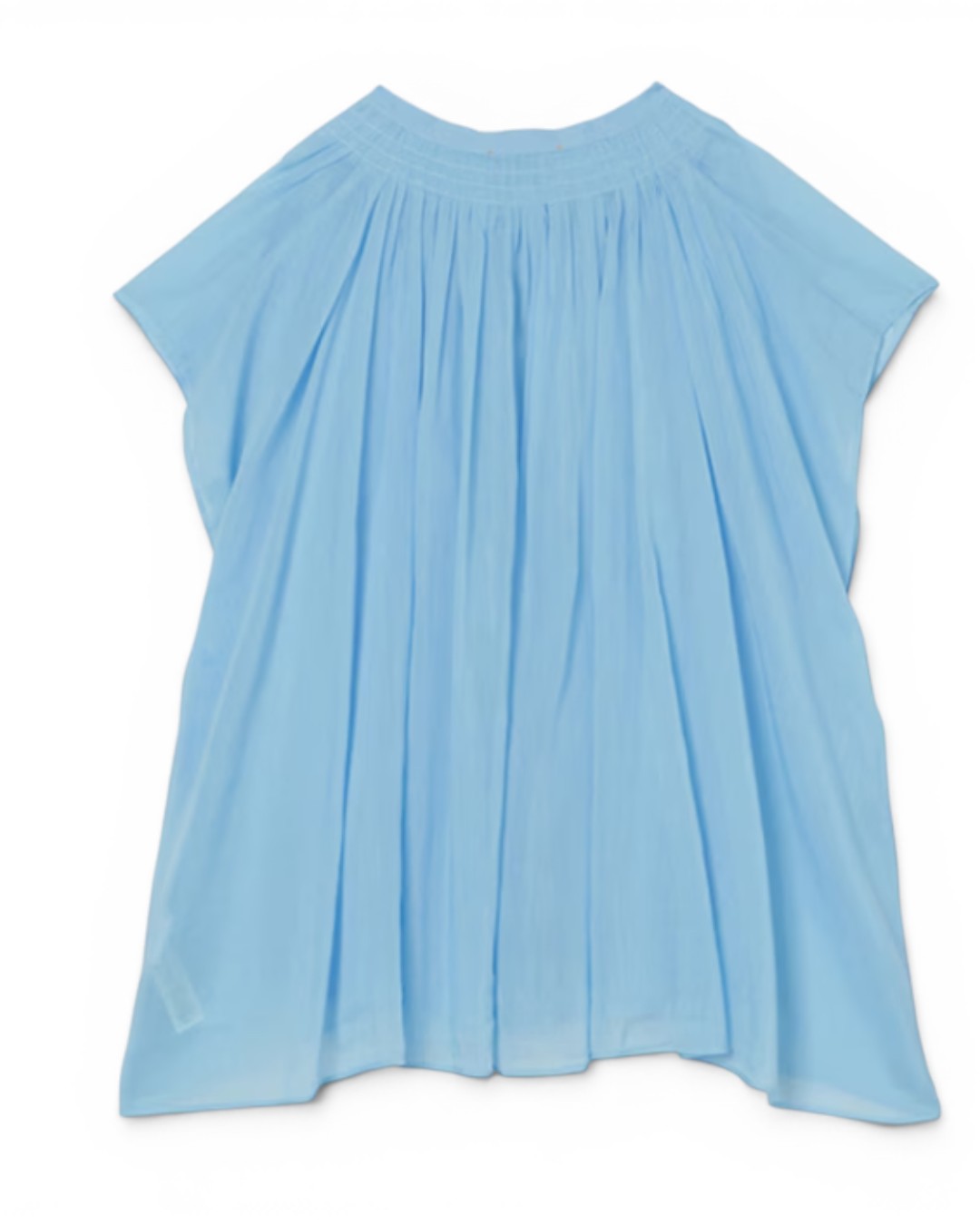 AZURE BREEZE AND LUXURIOUS GATHERS: THE ESSENTIAL BOIL SHIRT