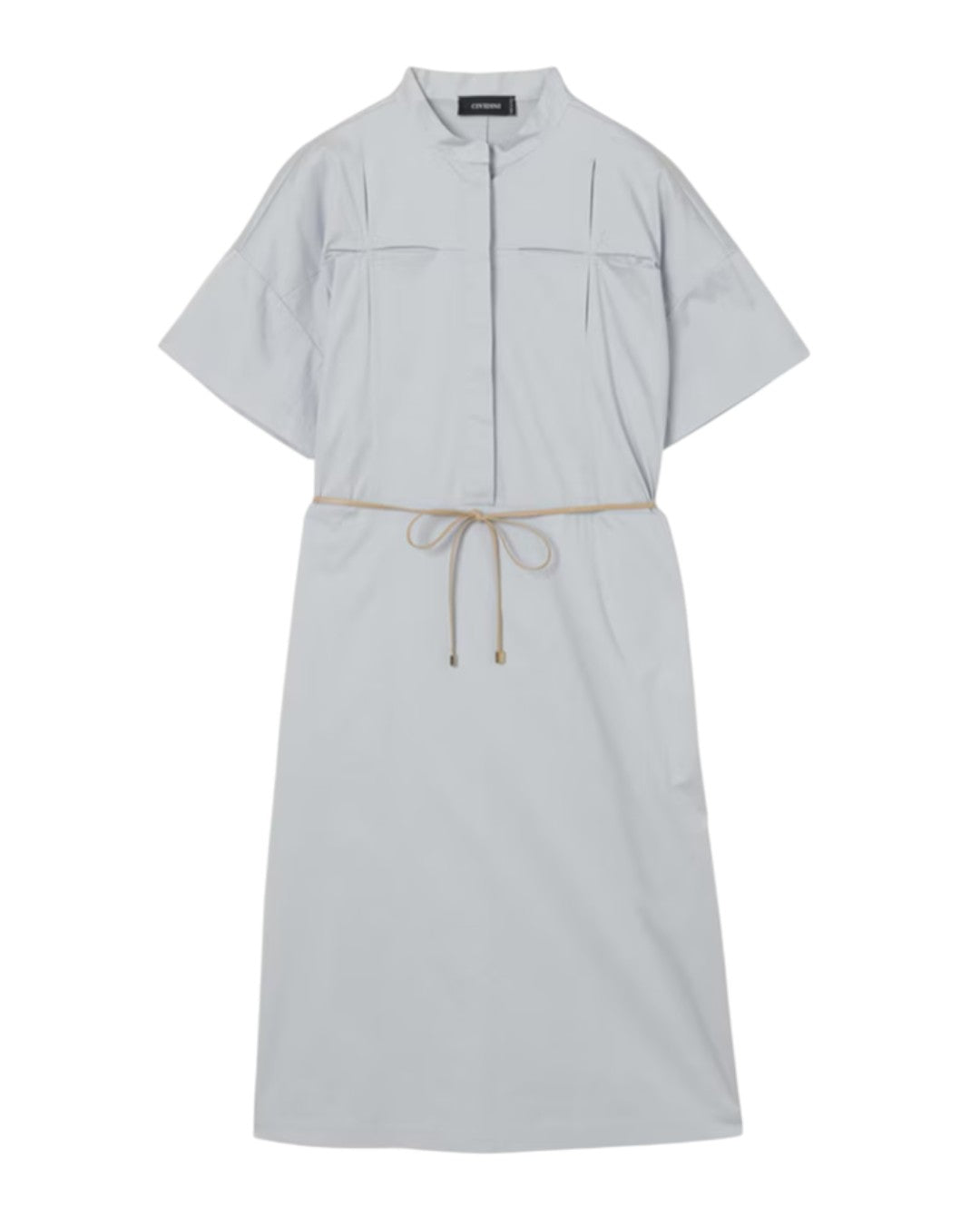 ARCHITECTURAL SILHOUETTE AND URBAN COOL: THE STRETCH COTTON DRESS