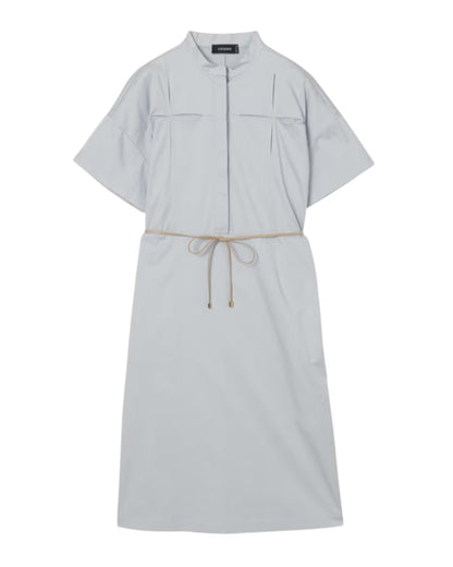 ARCHITECTURAL SILHOUETTE AND URBAN COOL: THE STRETCH COTTON DRESS