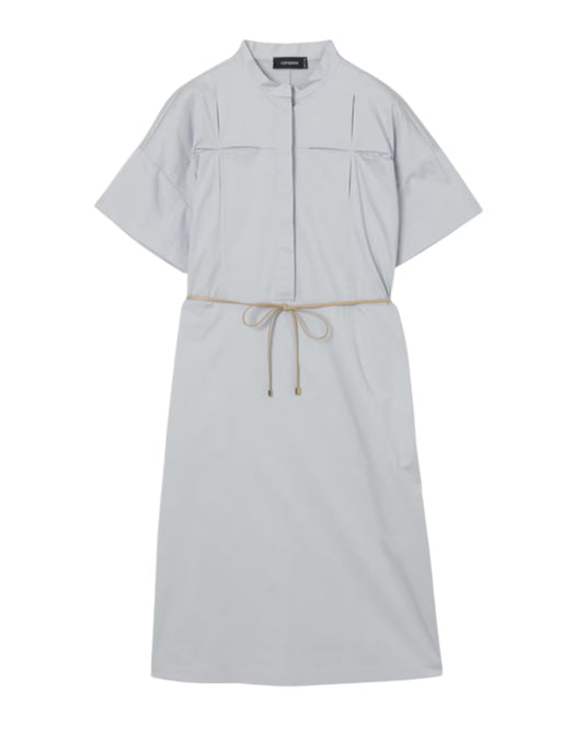 ARCHITECTURAL SILHOUETTE AND URBAN COOL: THE STRETCH COTTON DRESS
