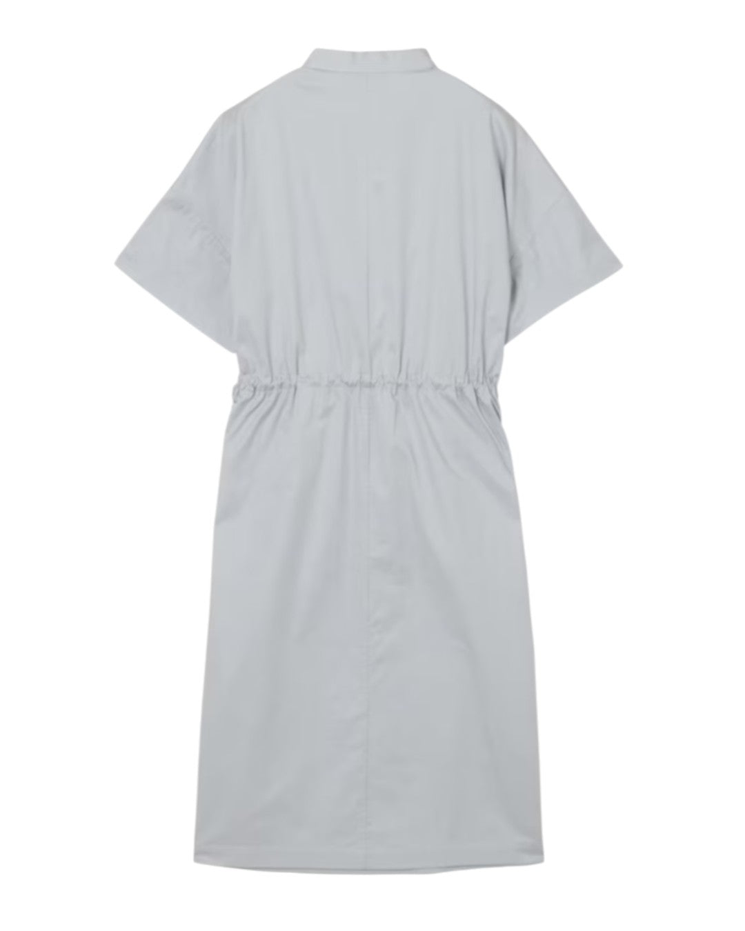 ARCHITECTURAL SILHOUETTE AND URBAN COOL: THE STRETCH COTTON DRESS