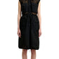 MILITARY CHIC ENCOUNTER WITH DELICATE LACE