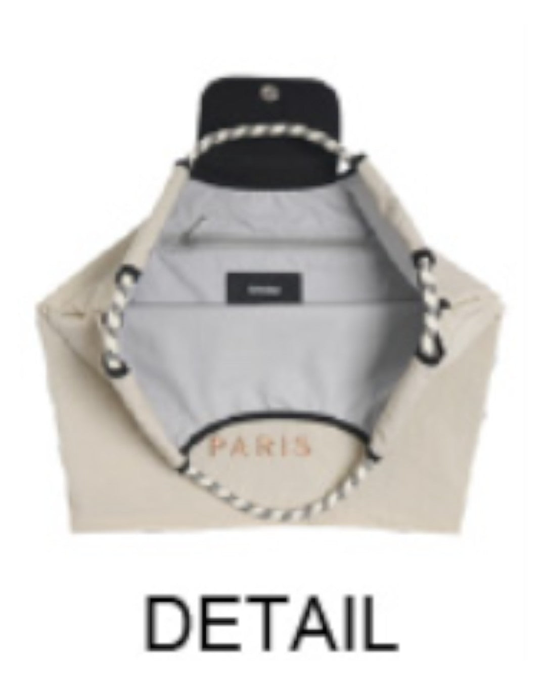 LES VACANCES À PARIS: THE SHELL EMBROIDERY TOTE