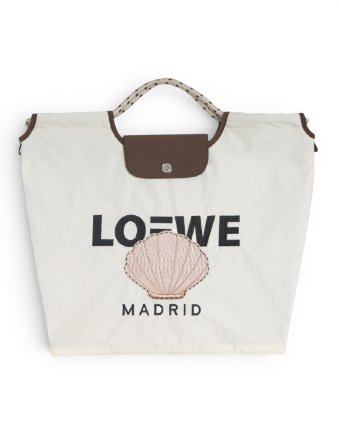 LES VACANCES À PARIS: THE SHELL EMBROIDERY TOTE
